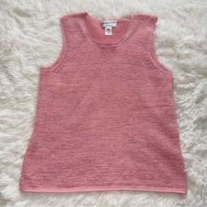 Pendleton Pink Knit Tank Top